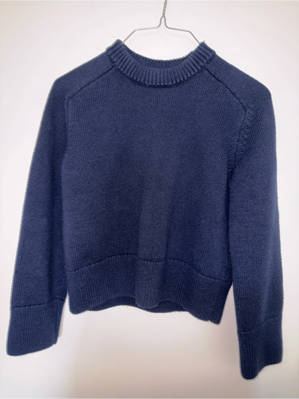 Abercrombie Madeline Crewneck Women's Sweater in Navy